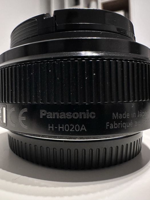 Obiectiv Panasonic Lumix G 20mm 1.7