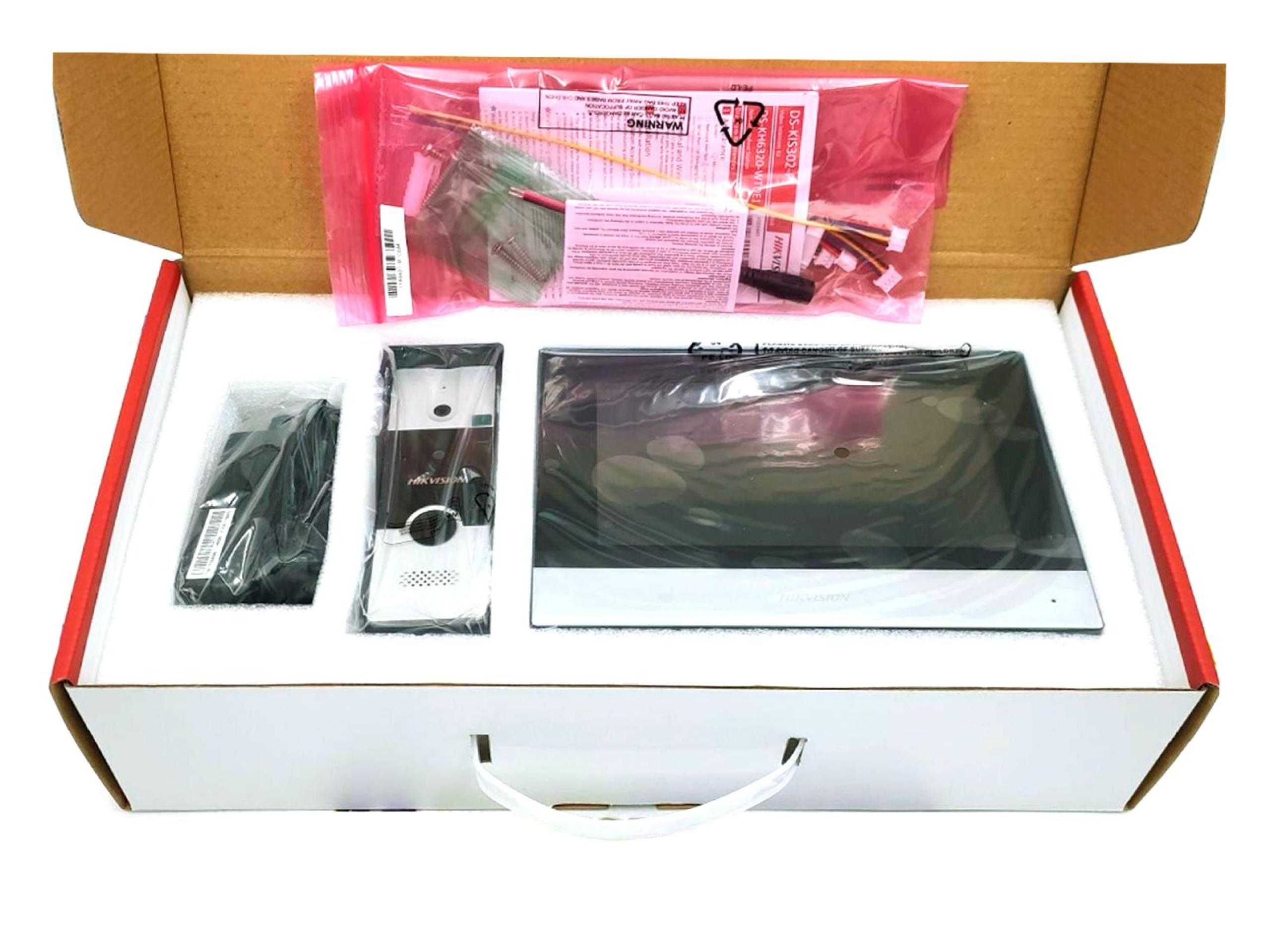 GIBRID DOMOFON DS-KIS302 telefonga ulanadi.