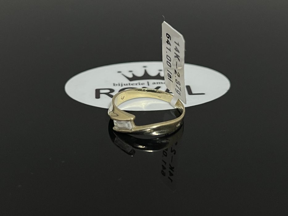 Bijuteria Royal CB : Inel dama aur 14k 2,37gr mărimea 17