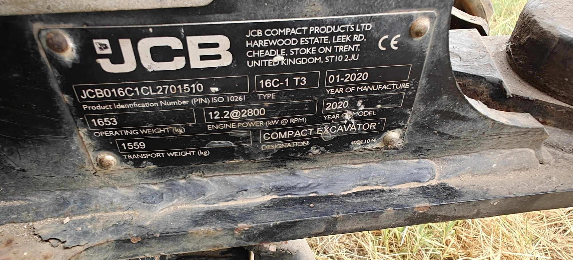 Мини багер JCB 16 C1