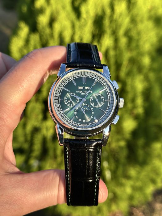 ceas patek philippe perpetual calendar green dial