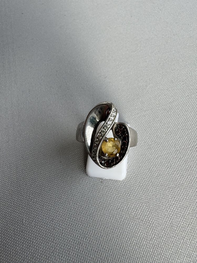 Inel din argint si cubic zirconia