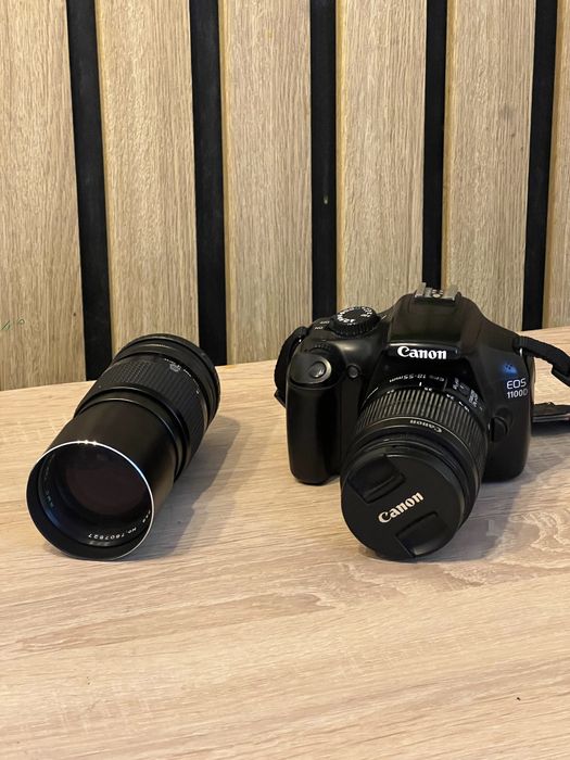 Camera canon d1100 + doua obiective