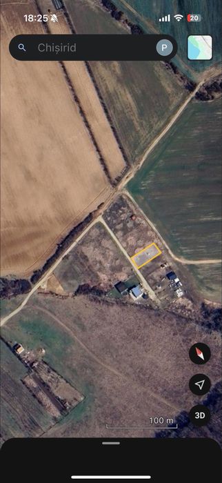 Vând teren Chisirid - 610 mp