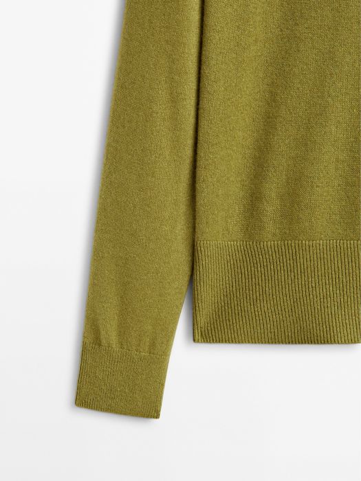 Pulover Massimo Dutti din casmir