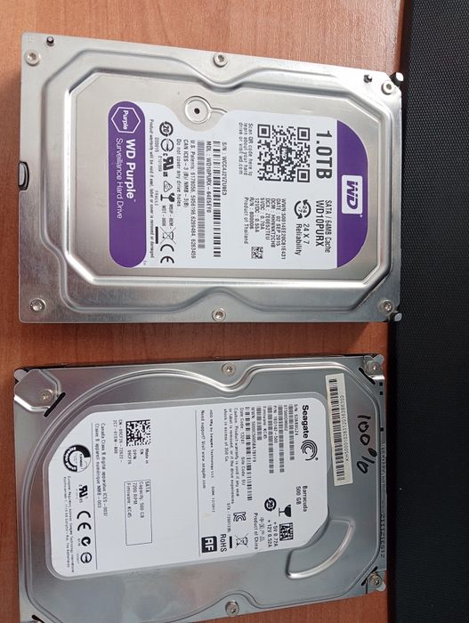 Жёсткий диск 1тб и 500гб