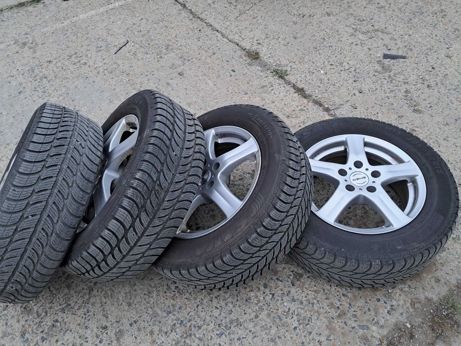 Anvelope +jante aliaj  5 x 112 iarna