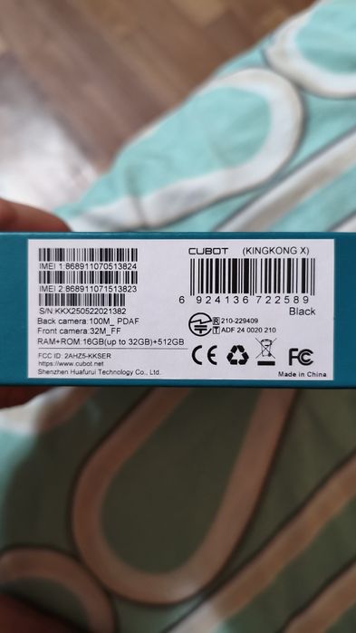 Продаю CUBOT Kingkong X 512gb 32gb ozu