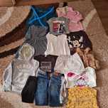 Lot 15 haine fete 116 sau 6 ani Geaca, blanita, rochii, blugi -Zara