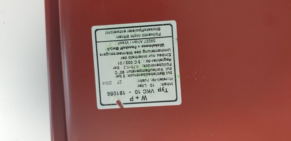 Vas expansiune Vaillant 10 litri paralelipipedic
