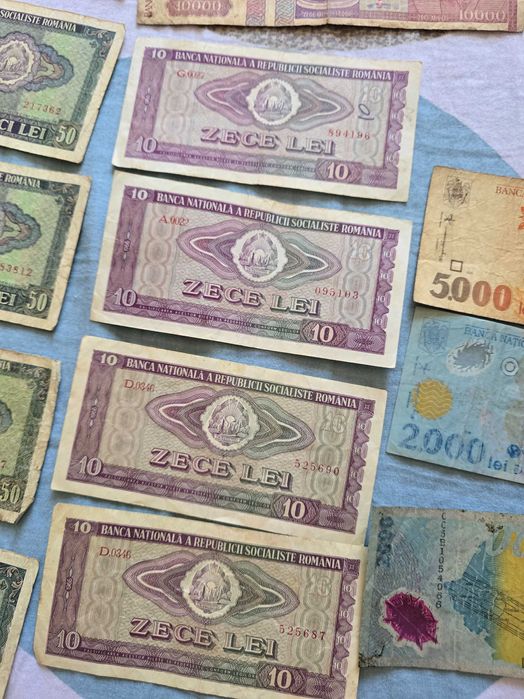 79 bancnote România, starea lor se vede poze