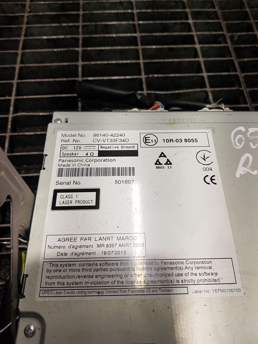 Navigatie Toyota Rav 4 IV 2012 - 2015 (651) 8614042240