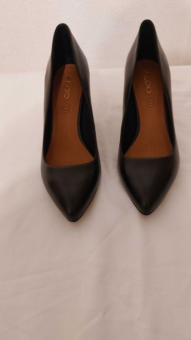 Pantofi dama - Aldo - negri - piele naturala, noi, masura 40.