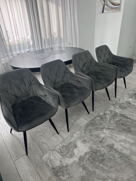 4 scaune Catifea