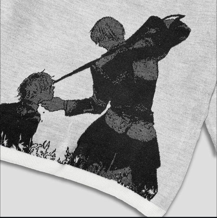 blessed knitter sweater, аниме свитер