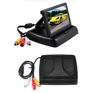 Monitor pliabil TFT 4.3 inch + Mini camera auto de marsarier Night Vis