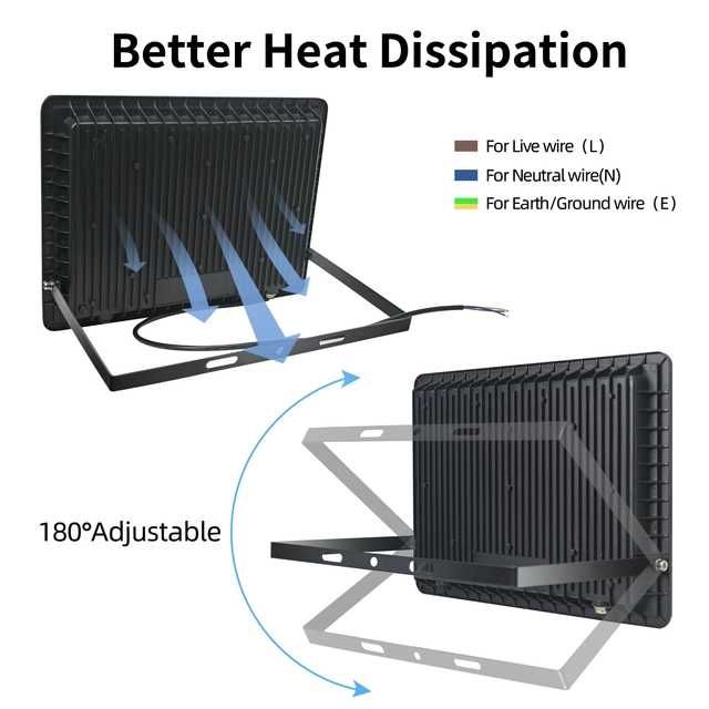 Reflector LED toobettp 300W IP66 alb cald 30000LM TRANSPORT GRATUIT