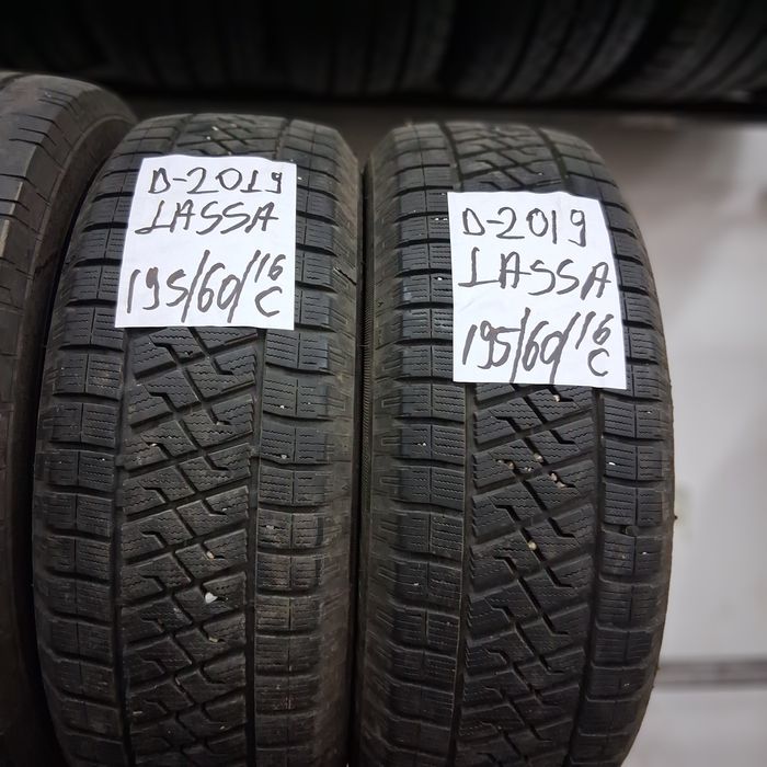 2×195/60/16c M+S.LASSA.Stare excelenta