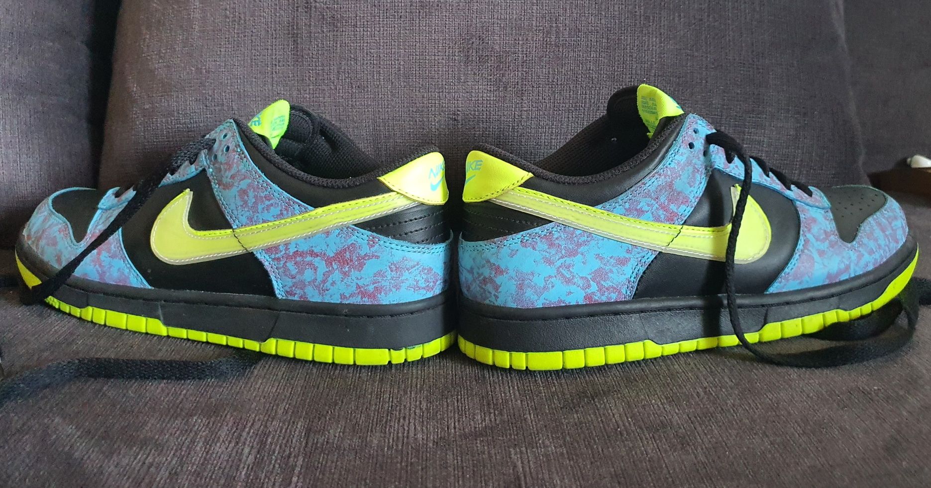 Pantofi Nike Dunk low 2, Acid Wash, copii