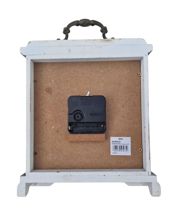 Ceas de Masa Vintage/Rustic  - Stil Suedez/Shabby Ch cu baterie.