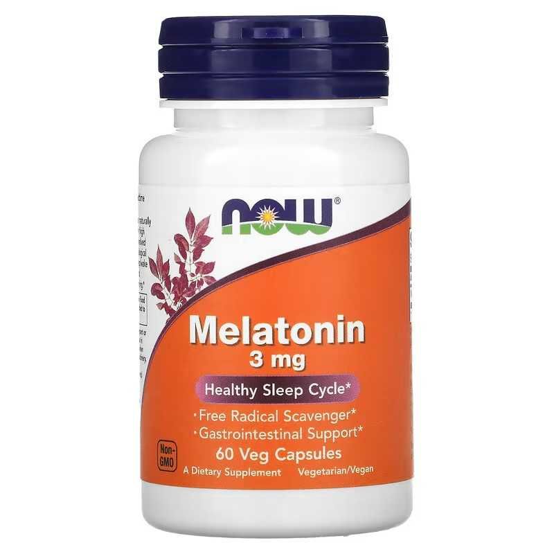 NOW Foods Мелатонин, Melatonin, 3 мг, 5 мг, 10 мг, 20 мг