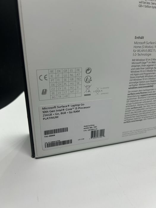 Microsoft Surface Laptop GO - i5 - 256Gb - 8Gb Ram + Garantie