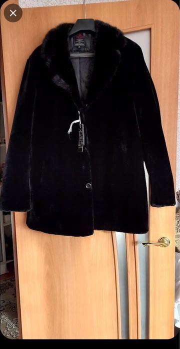 Мутоновая шуба мужсая