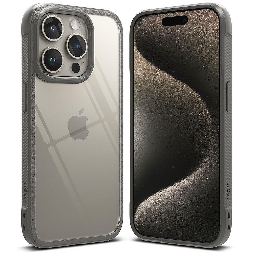 Калъф ringke fusion bold за iphone 15 pro grey