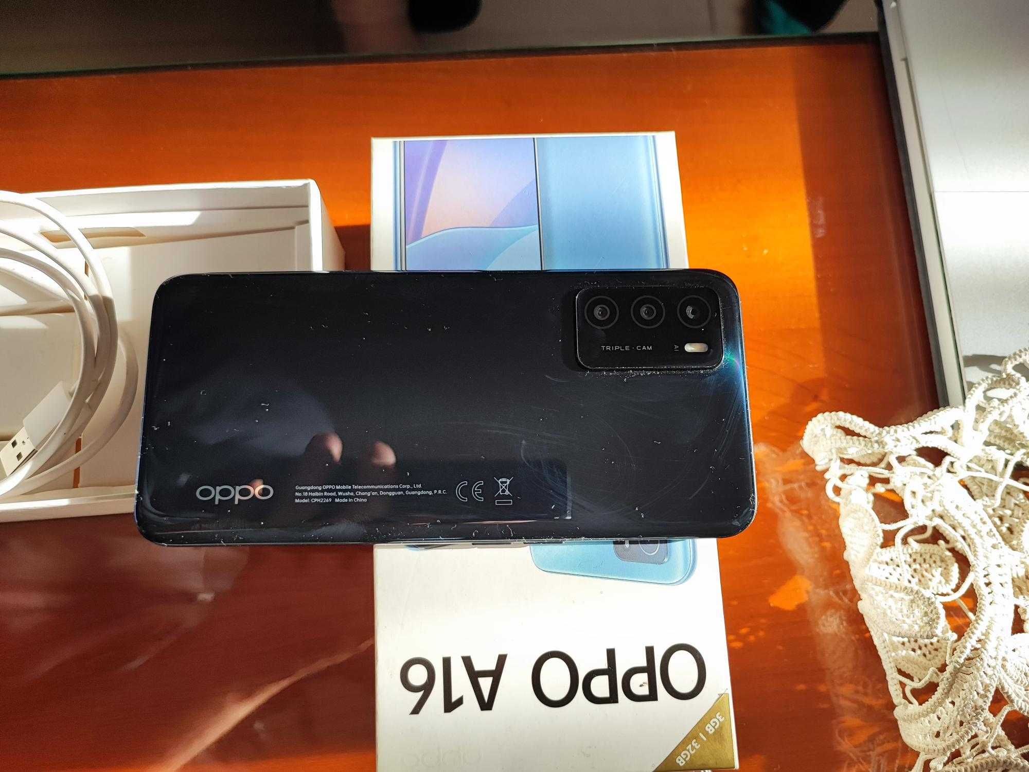 OPPO A16 3GB/32GB ca si nou, husa + protectie de ecran