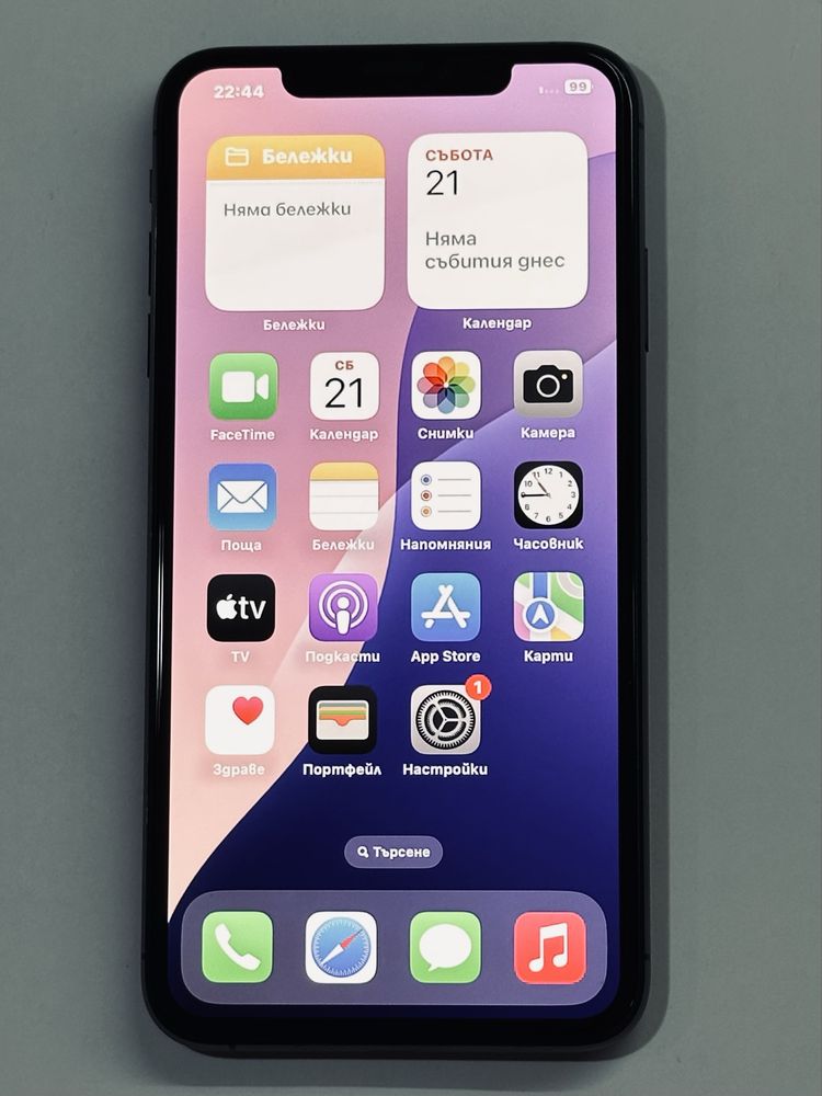 iPhone XS Max Black 256GB 100% battery