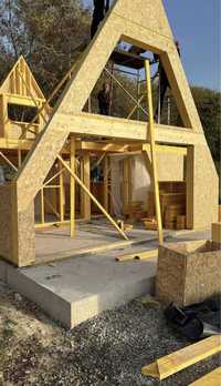 Vand construiesc case din lemn orice modeloriunde in tara