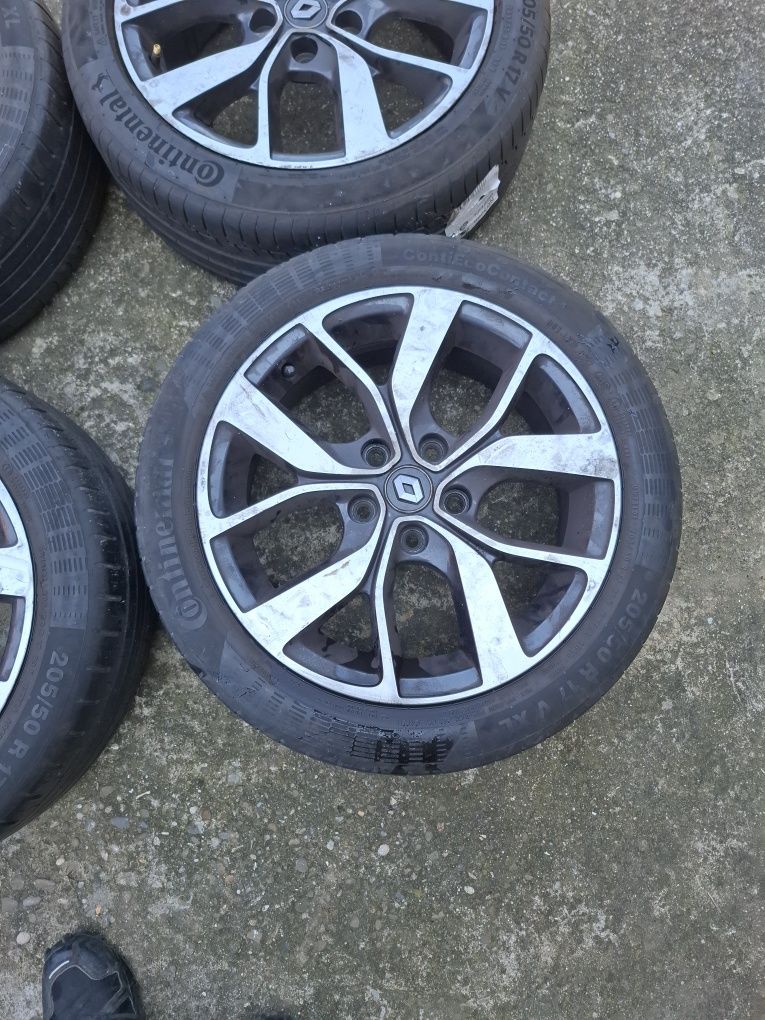 Jante aliaj bicolore originale renault 17 inch 5x114.3 megane talisman