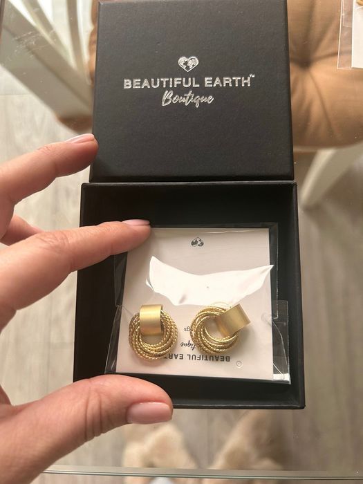 Cercei placati cu aur - Noi