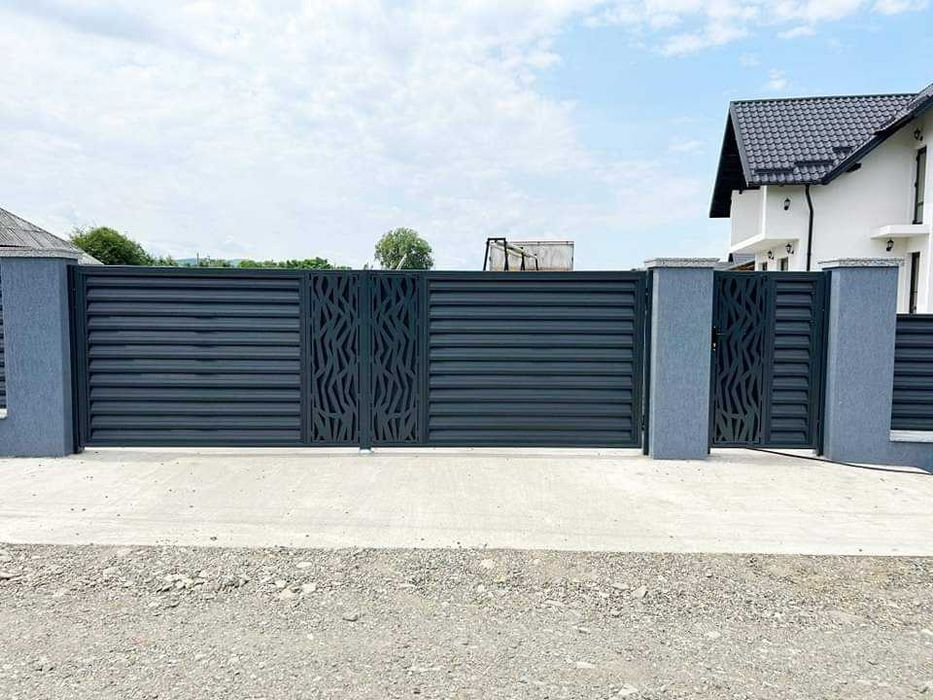 Garduri si porti din panou stil jaluzea de diferite modele la comanda