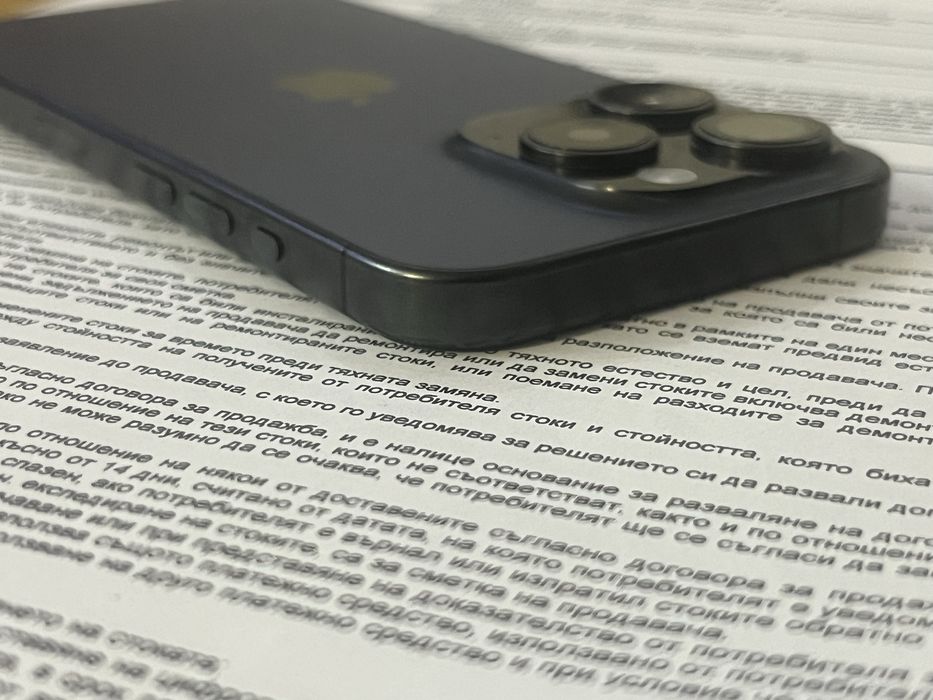 Бартер iPhone 15 Pro 128гб черен 22 месеца гаранция