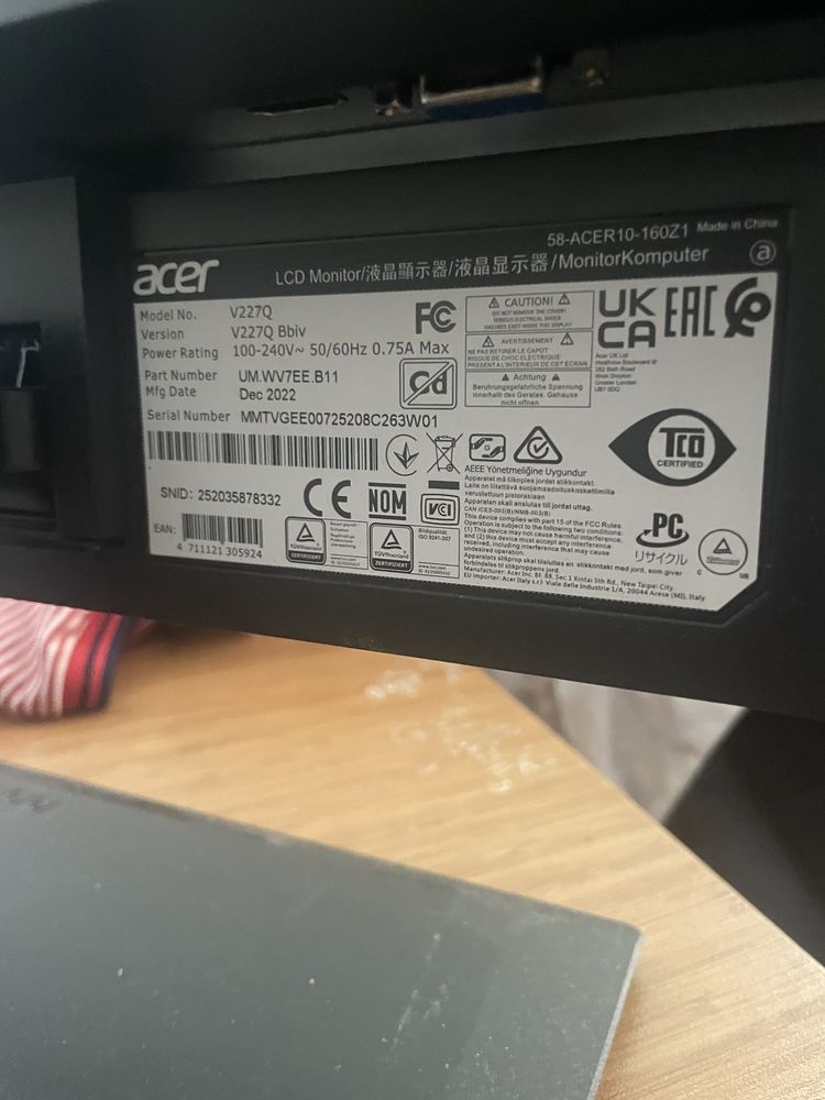 Монитор Acer 2022