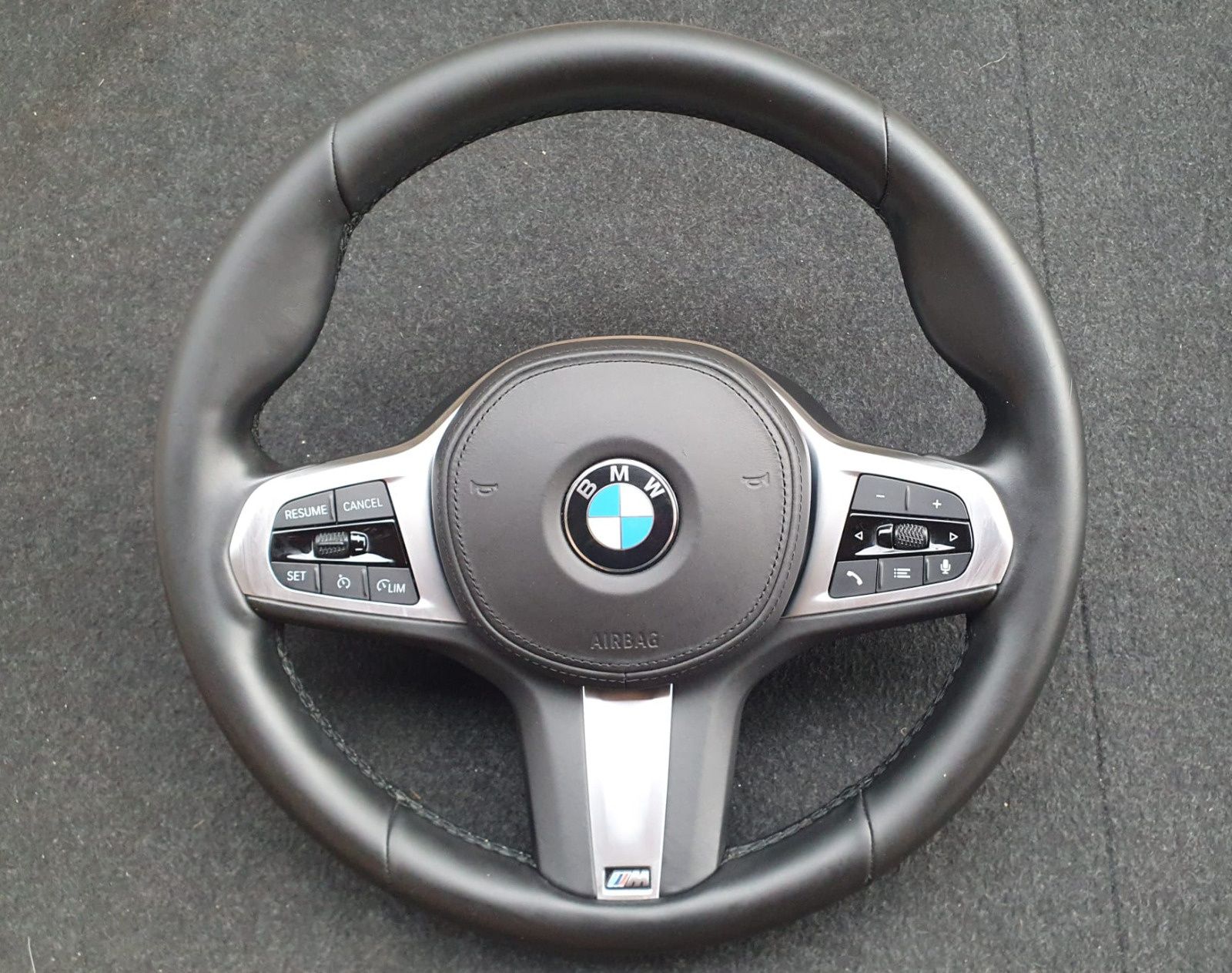 Volan piele M BMW G20 G21 original IMPECABIL complet cu airbag seria 3