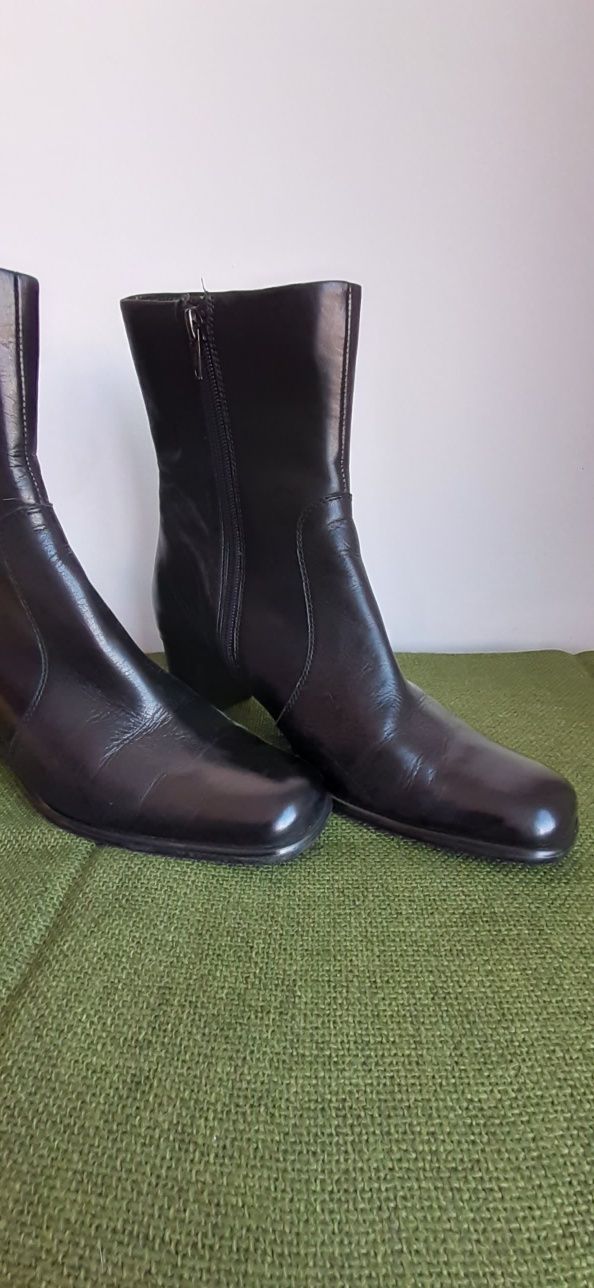 Botine piele naturala