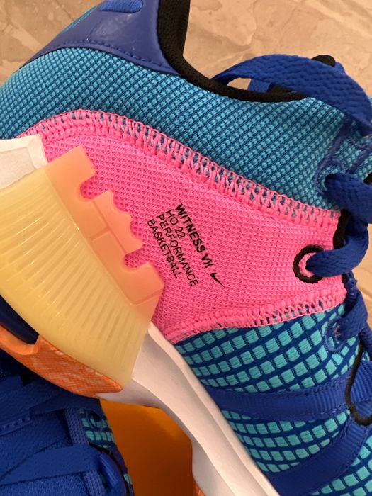 Баскетболни маратонки NIKE x Lebron Witness VII Blue/Multicolor