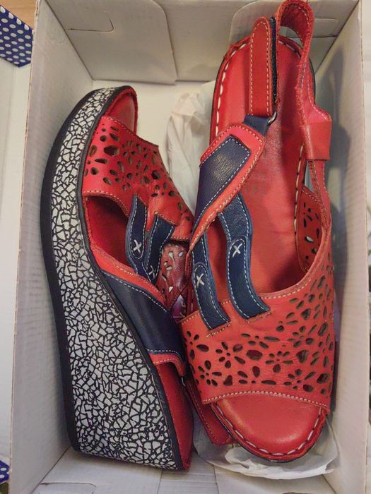 Sandale de piele fff comode,mar.39