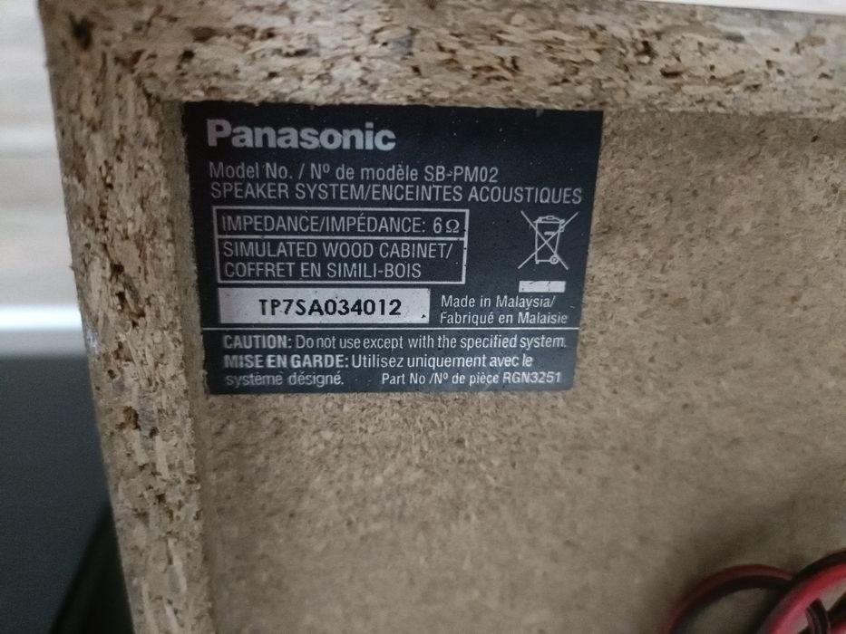 Panasonic SA PM 250 B, sistem audio, Bluetooth, USB, FM, CD player