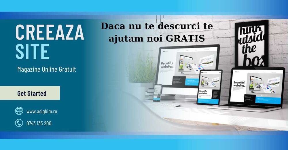 Creeaza site-ul  gratis