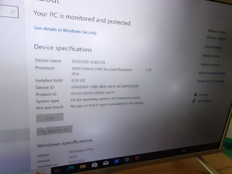 Vând AMD FX 6100 3,7 Ghz 6 nuclee