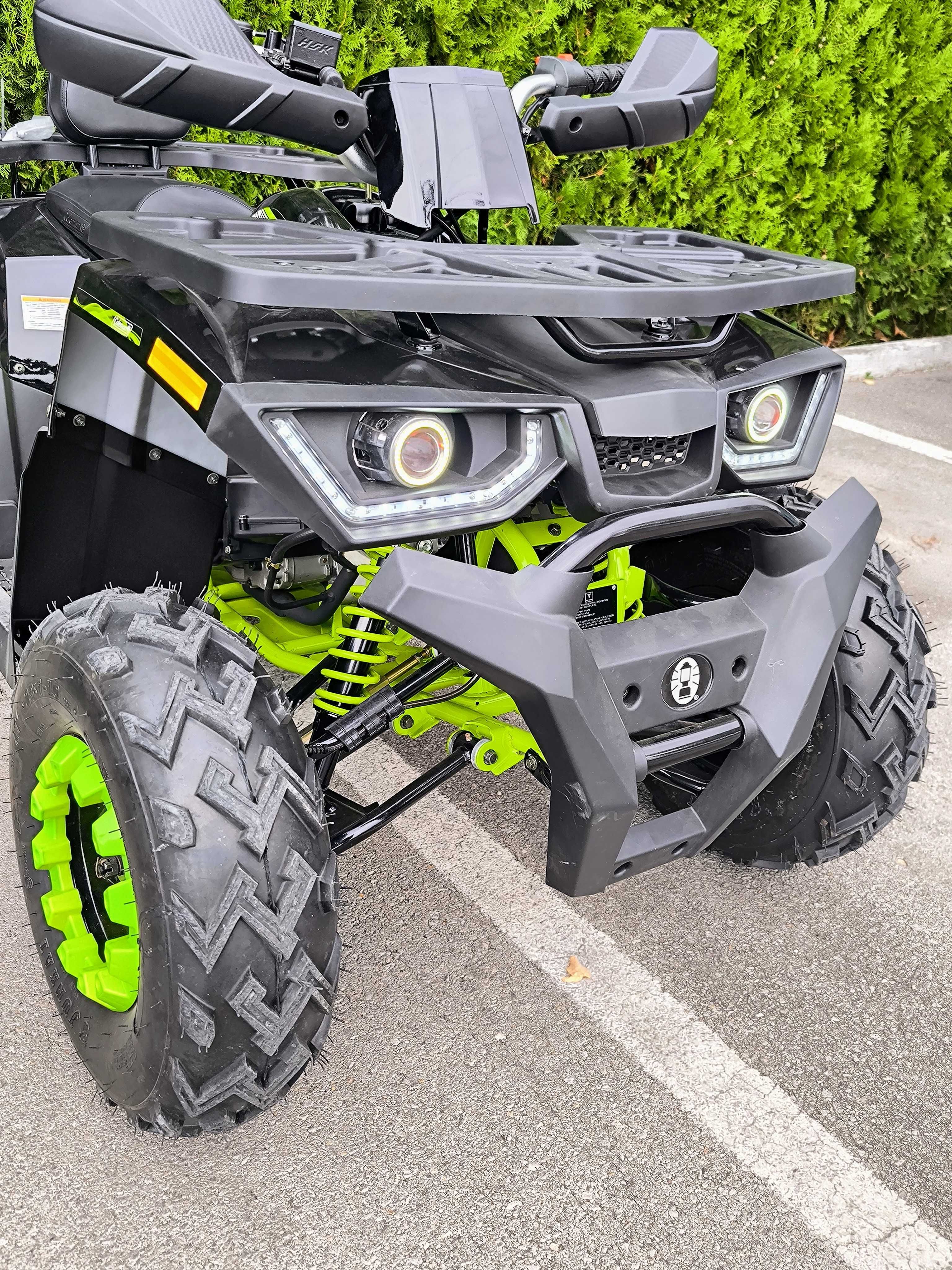 Бензиново ATV 200кубика MaxMotors Powersports AT200-B Green-Black