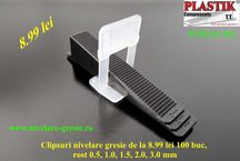 Clipsuri si pene sistem nivelare gresie