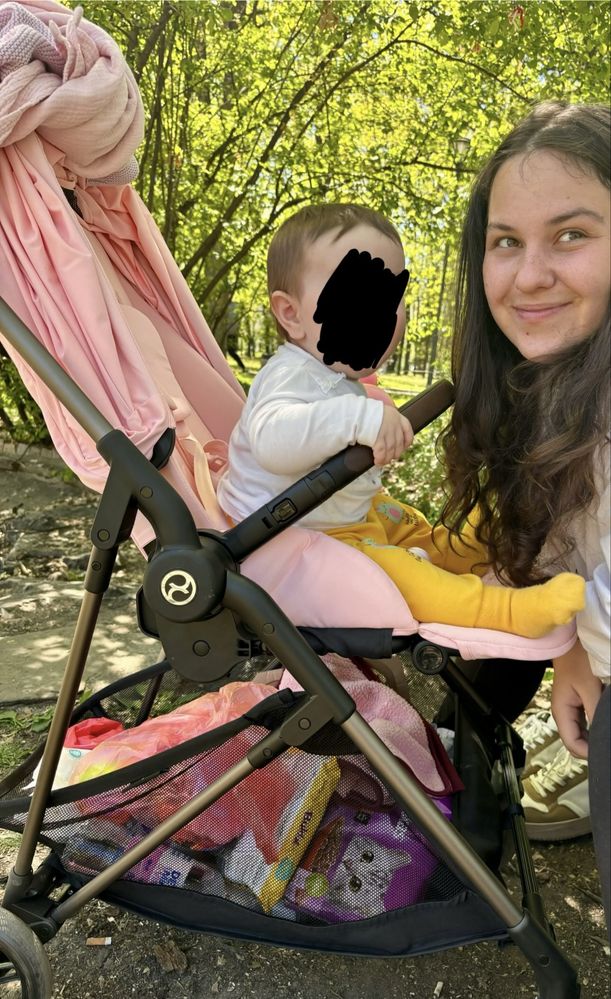 Количка Cybex Melio Candy Pink розова