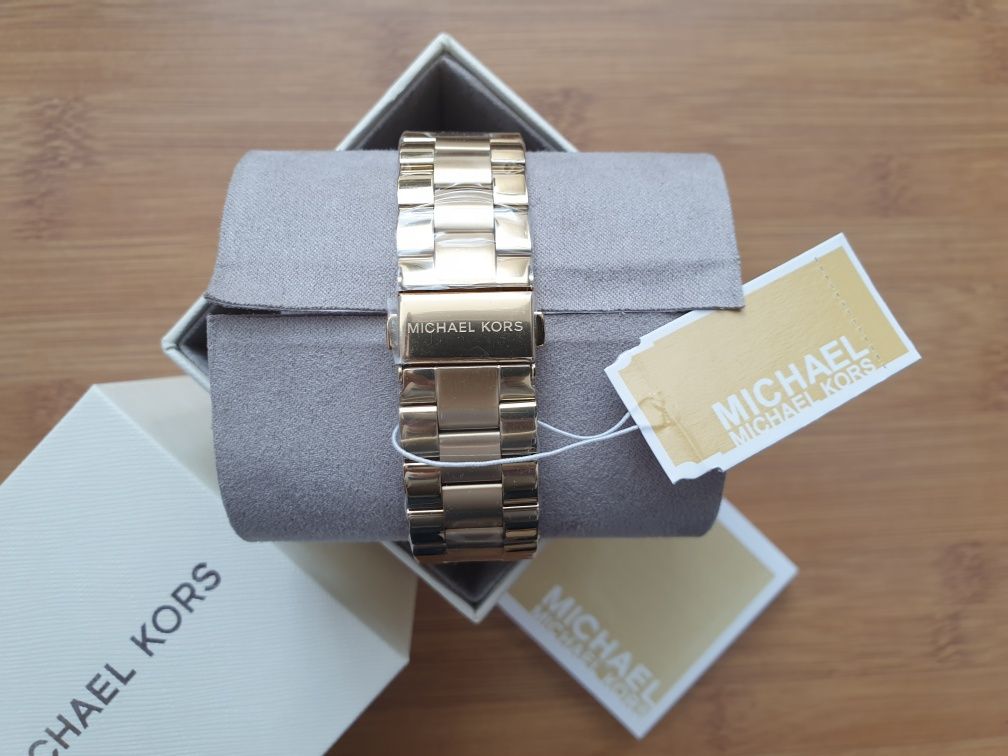 Ceas Michael Kors dama Gold Slim Runway