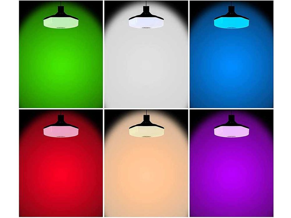 Bec LED RGBW cu difuzor Bluetooth si telecomanda 13 culori + muzica