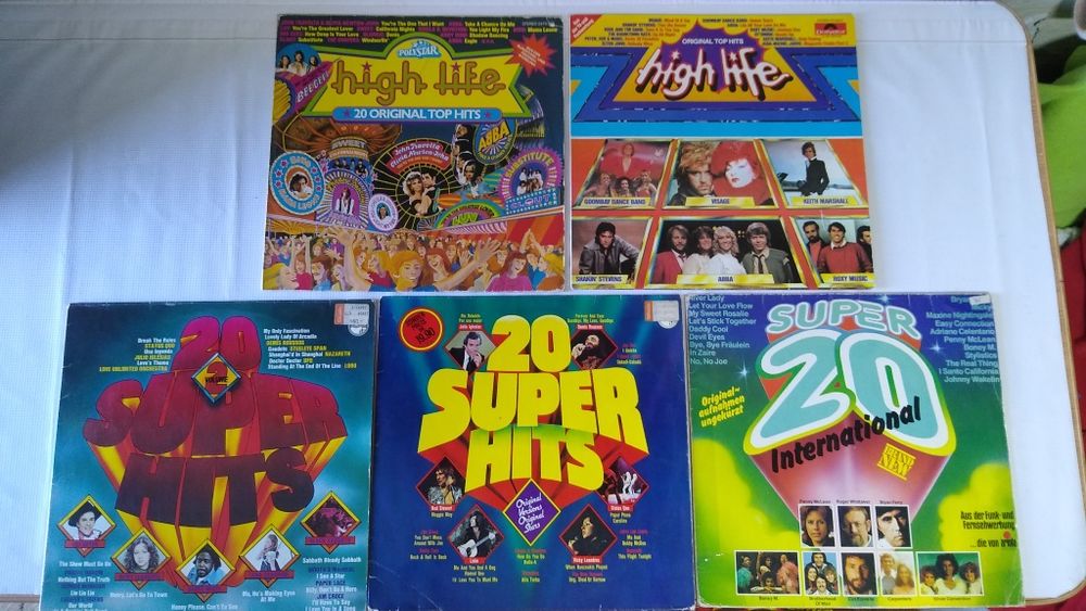 Discuri vinil pick-up muzică disco