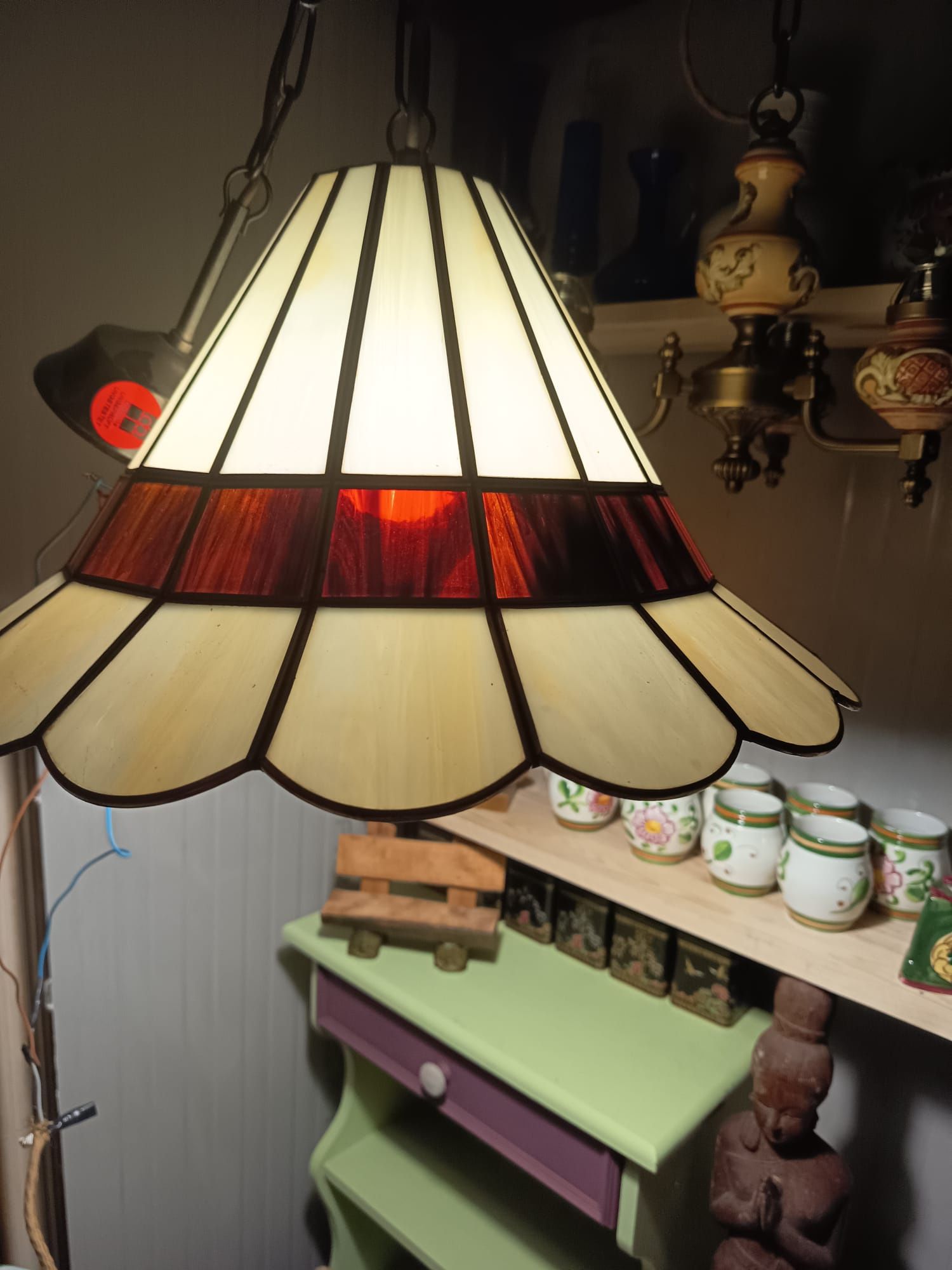 Lampa tavan  Tiffany,